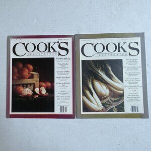 Cooks Illustrated Recipe 1998 Issues Apple Pie‎ Holiday Recipe Set of 2 Magazine